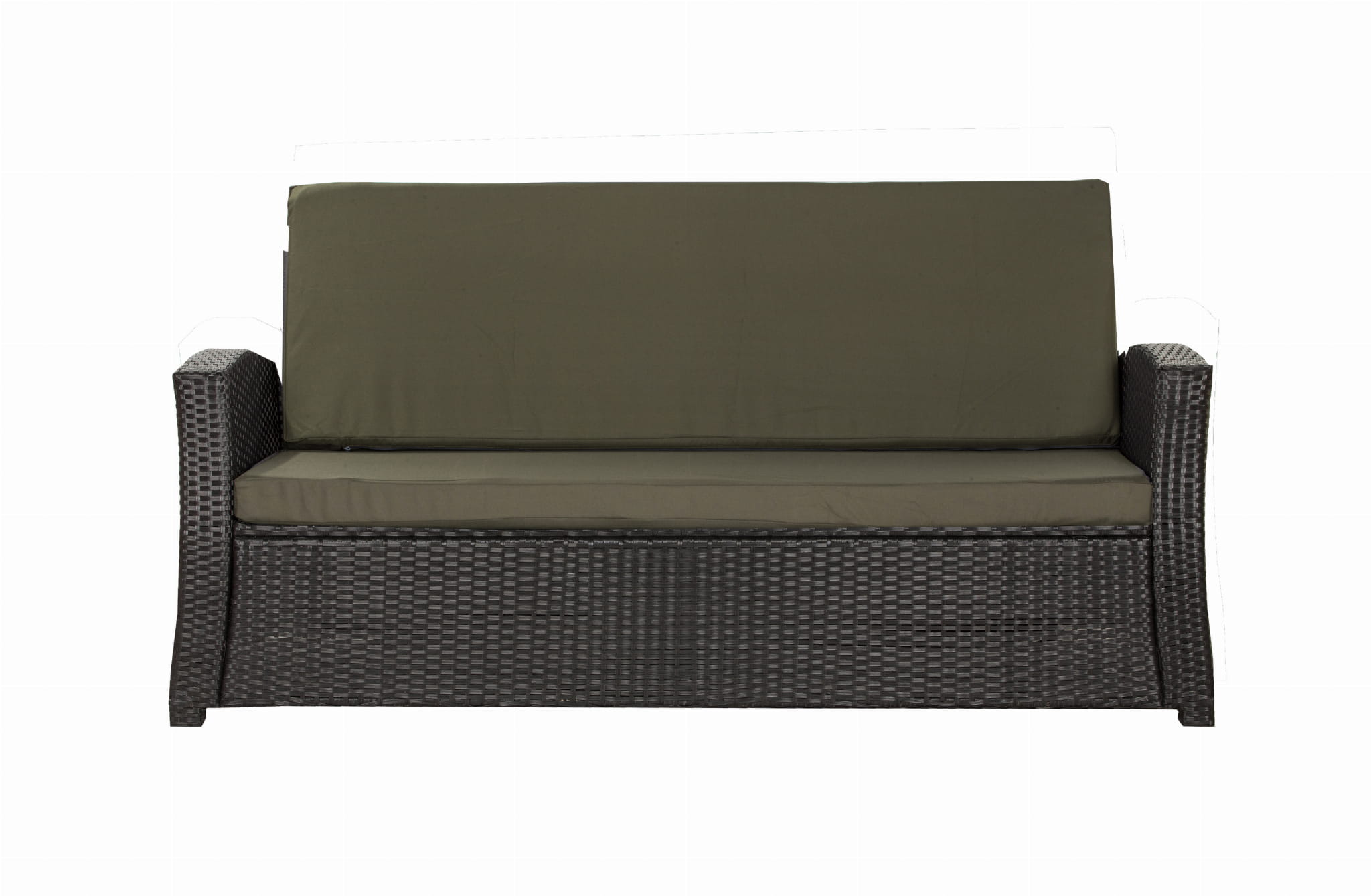 Cojines para sofá de exterior verdes cojines para sofá cojines para banco de jardín de 3 plazas 160x60x50cm cojines para muebles de poliratán-slim