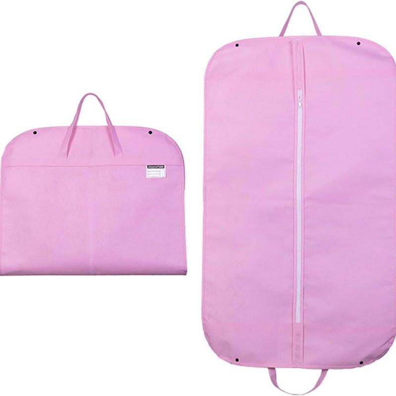 Torba na garnitur, oddychająca, składana, z uchwytem i zamkiem błyskawicznym, odpowiednia do garderoby i podróży, pyłoszczelna, odpowiednia na garnitu