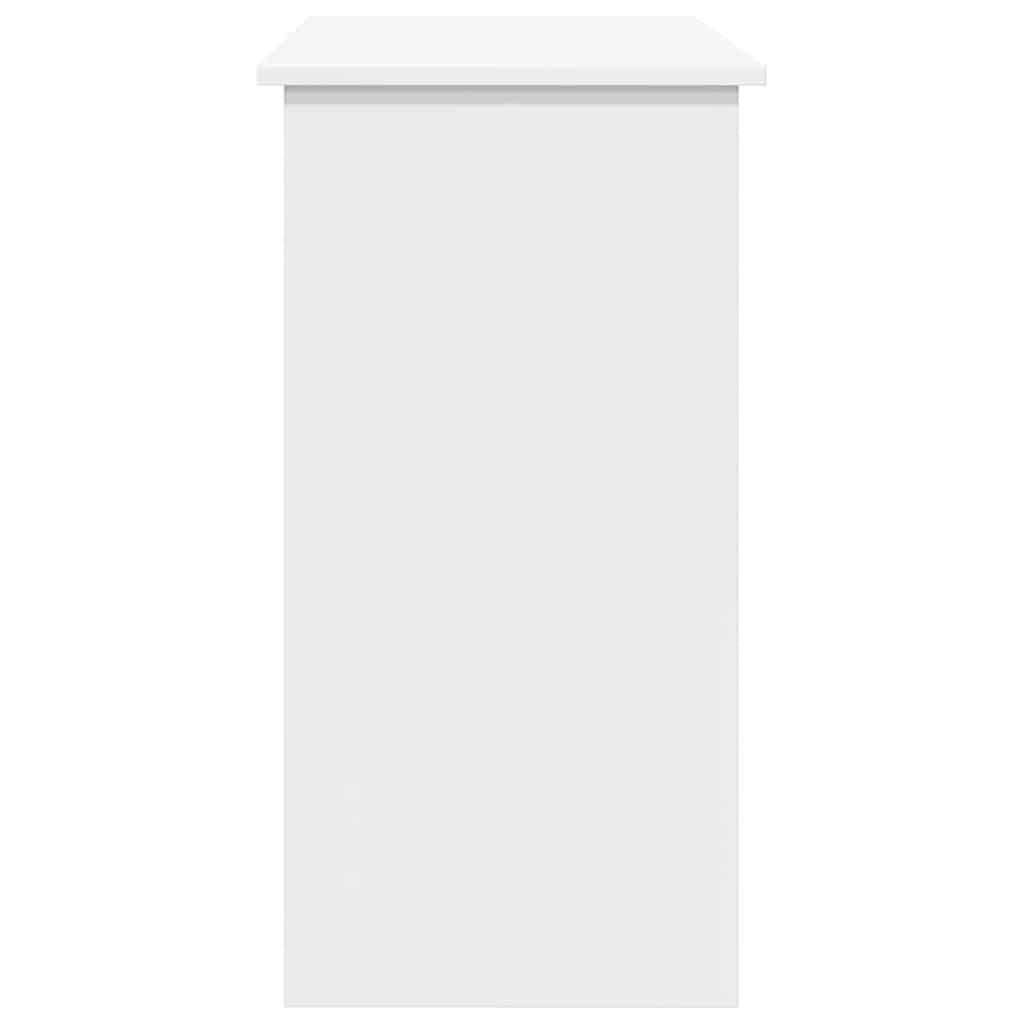 Bureau Blanc 80x40x75 cm Bois d'ingénierie - COMFORTXL - 5