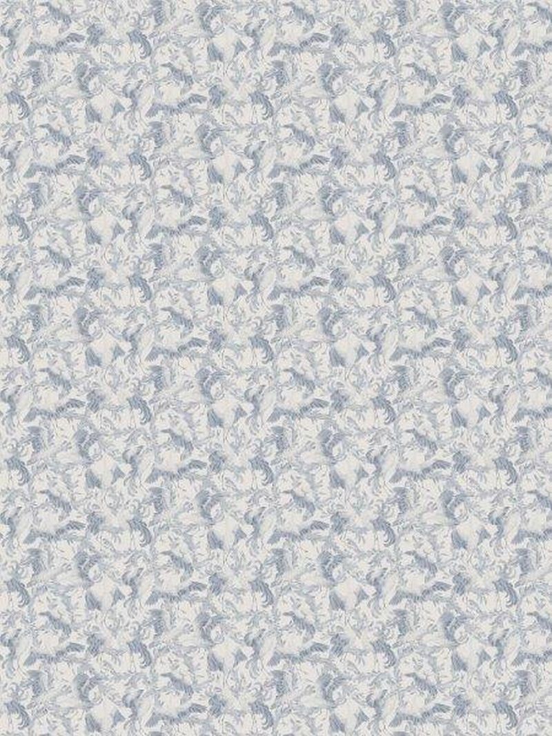 Papel pintado pájaros grulla azul y blanco - 53 cm x 10.05 m - borastapeter