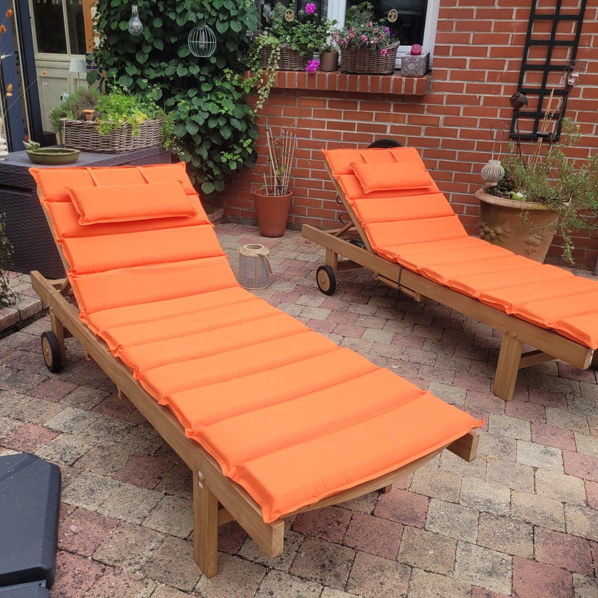 Colchoneta Inflable Para Dormir Para Acampar, Naranja