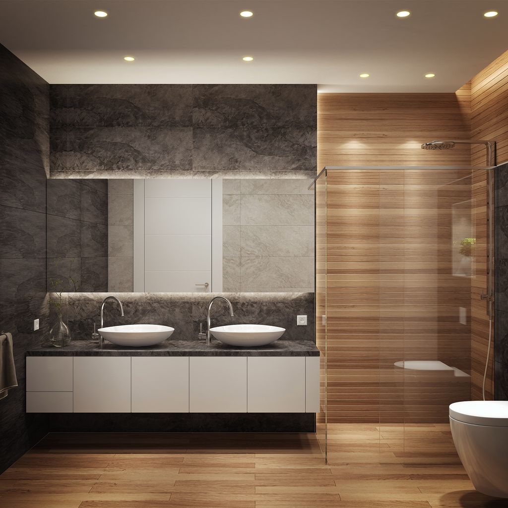 Lot de 5 spots LED encastrables - télécommande - RGBW - IP44 - Ø92 mm - Blanc chaud 3000K + couleurs - dimmables - 4,8W / 450lm chacun - B.K.Licht - 6