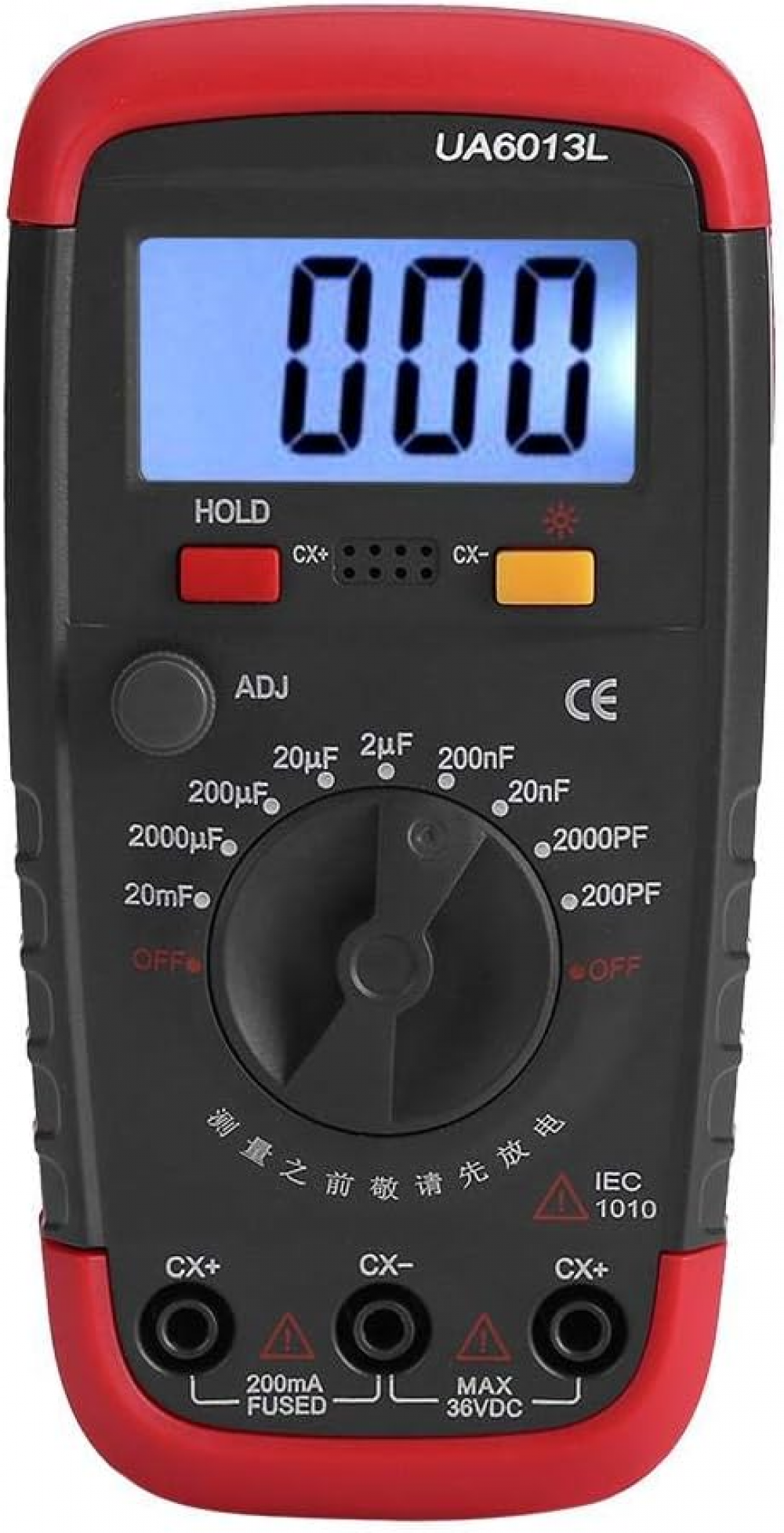 Aneng 620a Multímetro Digital Inteligente Pruebas De Transistores 6000