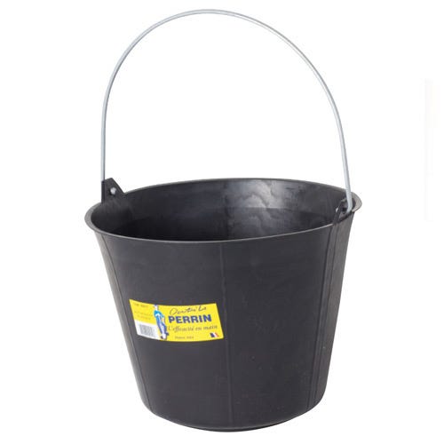 Secchio Costruzione Plastica Secchio Da Costruzione KADAX 20L Arancione - Plastica Robusta, Manico In Filo Di Zinco, Per Malta E Materiali Secchio Richiudibile - Foto 5