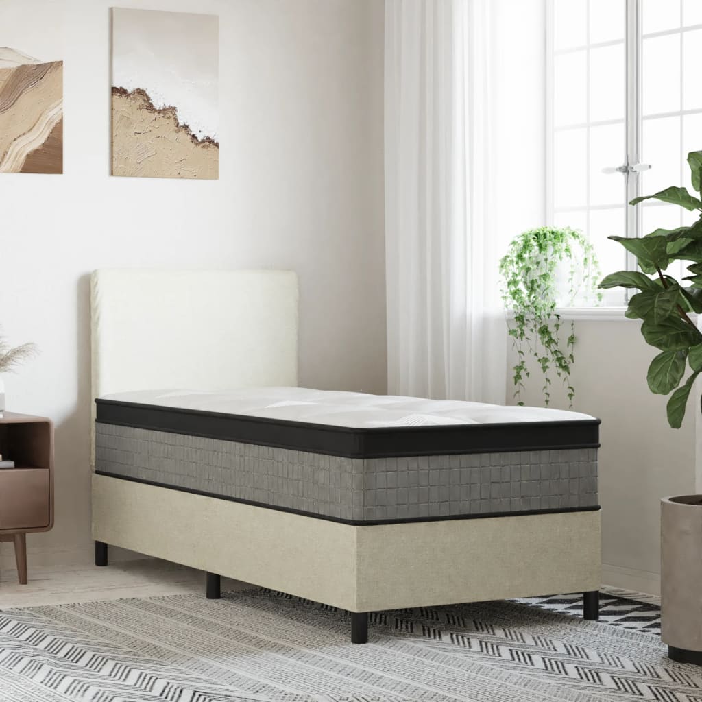 Colchón individual   colchón de cama   colchón de muelles ensacados firmeza media 90x200 cm cfw66618