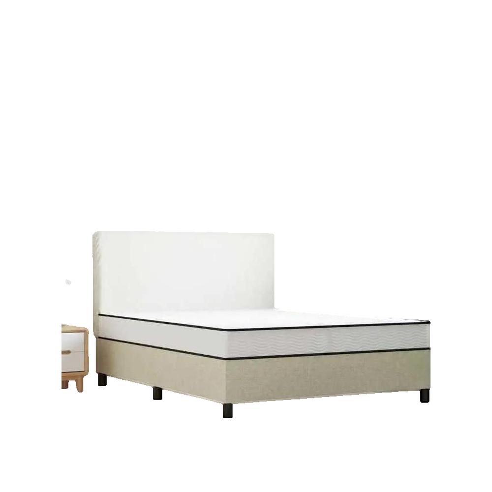 Materac sprężynowy bonnell vidaXL 140x190 cm solidne wsparcie i zdejmowana pokrywa
