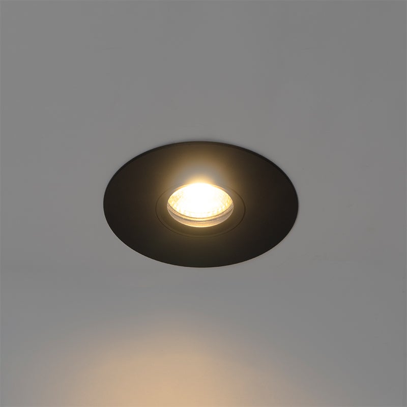 Faretto da incasso smart nero con Wifi GU10 50mm - Buco - 8