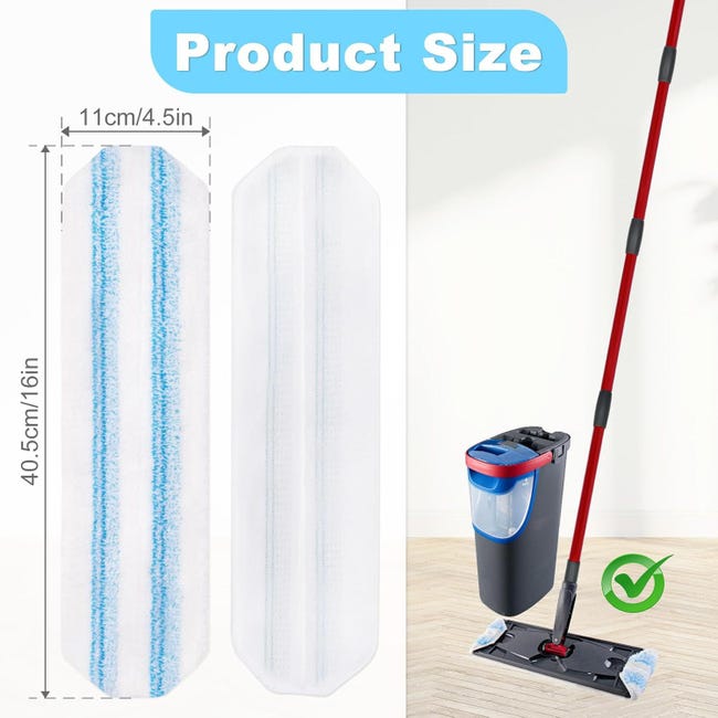 2 panni in microfibra per Rowenta Clean&Steam ZR 005801 Accessorio per la pulizia 2 panni in microfibra per Rowenta Clean&Steam ZR 005801 Accessorio per la pulizia