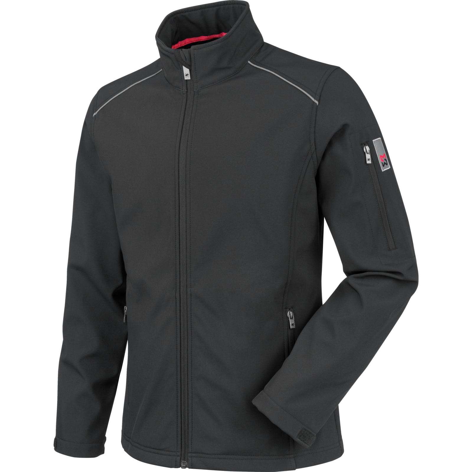Veste Softshell De Travail Würth MODYF Femme - Coupe City Noire - Imperméable, Respirante, Coupe-vent