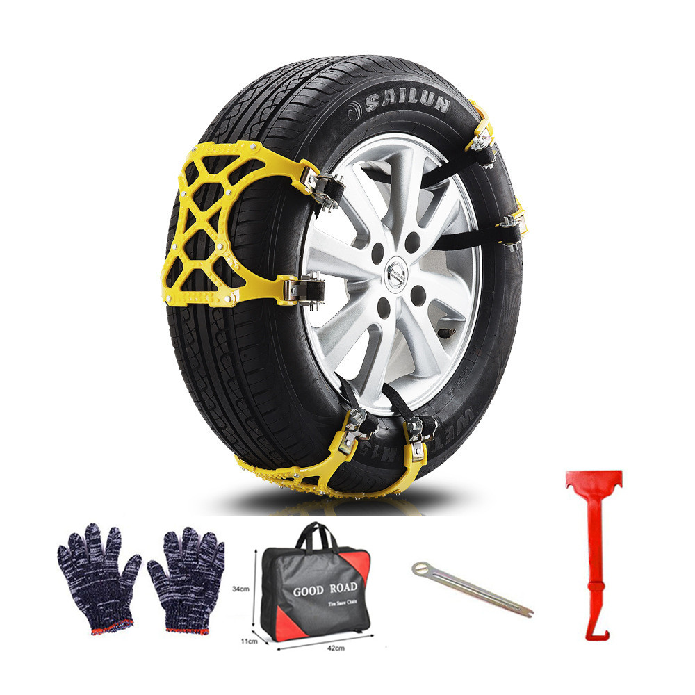 The ROP Shop Coppia Di Catene Da Neve Per Pneumatici ATV UTV Quad, 2 Maglie, Adatte A Misure 15x6x6, 15x5x6, 14x5.50x5, Per Fango E Neve - 3