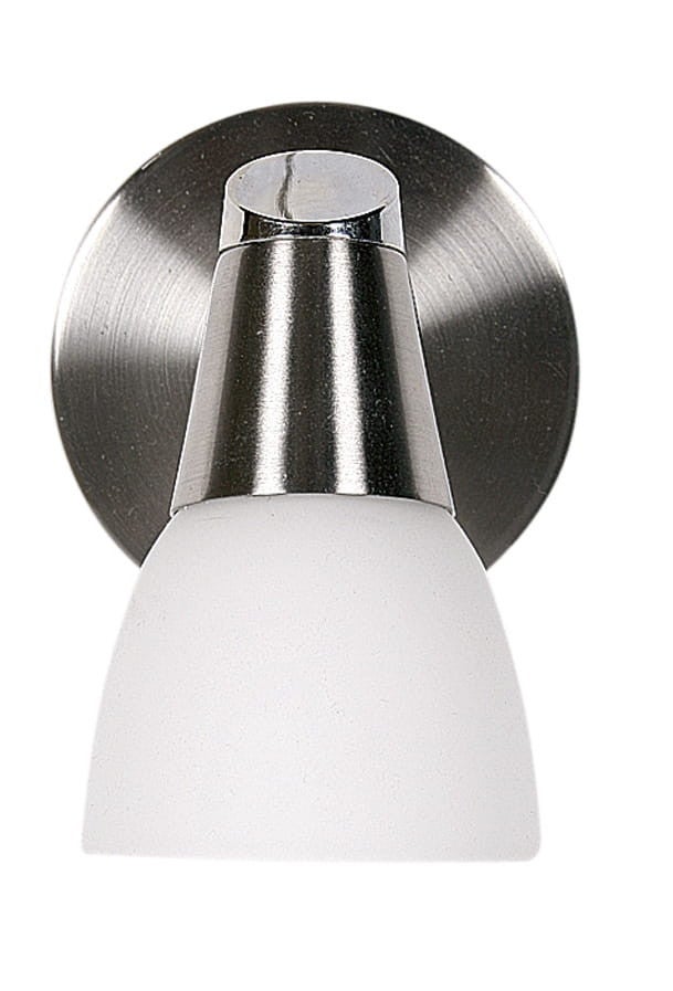 Kinkiet ścienny Selia srebrno-biały 1xG9x40W wym: 11 x 9 x 14 cm szkło IP20 Candellux