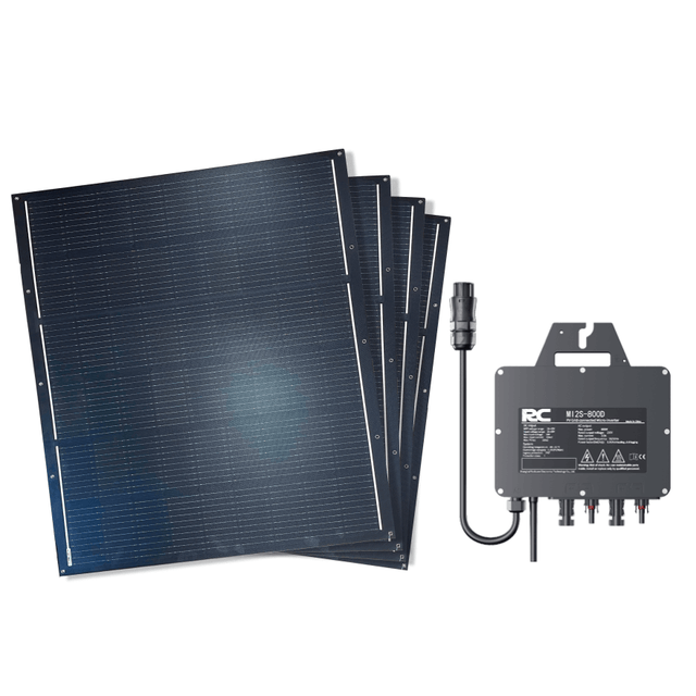 Kit Solar Plugin City 800 com 4 painéis flexíveis 210 Wp