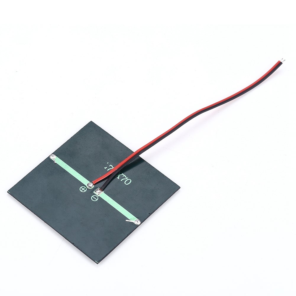 Mini pannello solare portatile 0,7 W 1,5 V, modulo di alimentazione, caricabatterie per batteria da 1,2 V con filo 70 x 70 mm - 9
