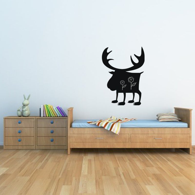 Adesivo Sagoma di cervo - Sticker adesivo - adesivi murali - 95x65cm - 3