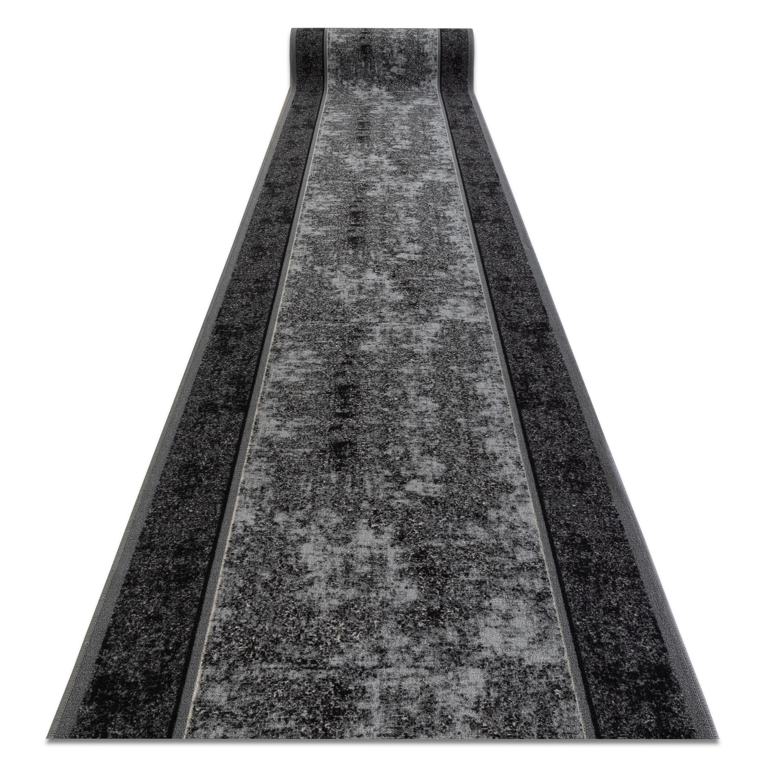 Alfombra de pasillo con refuerzo de goma 80 cm stark gris 80x180 cm