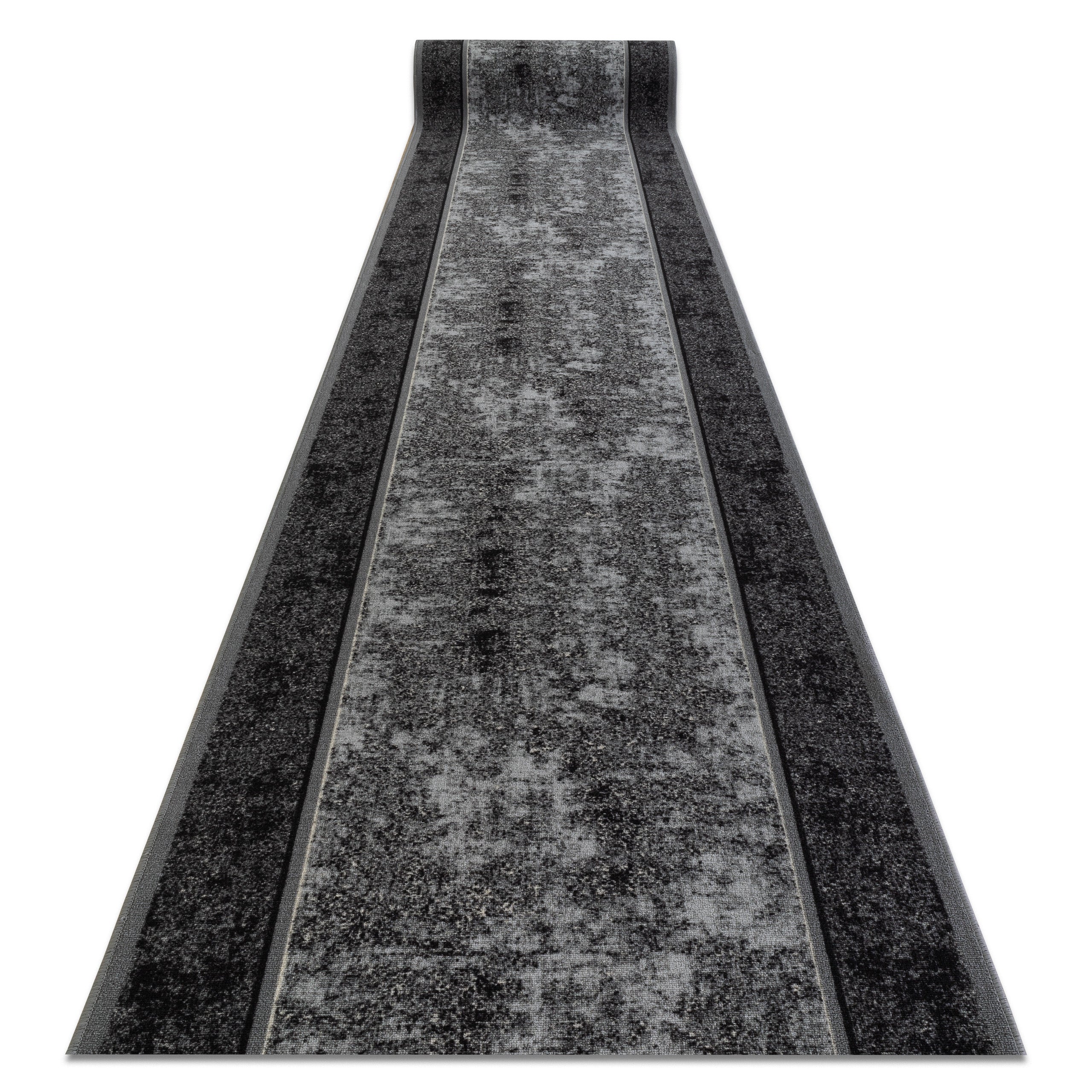 Alfombra de pasillo con refuerzo de goma 67 cm stark gris 67x290 cm