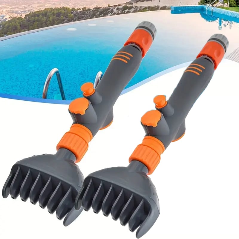 2 sztuki przenośnych szczotek do czyszczenia basenu, do usuwania brudu z filtrów basenowych, szczotki do czyszczenia filtrów basenowych