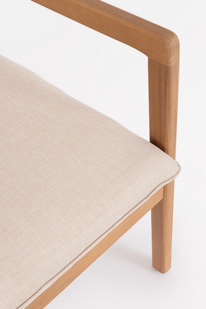 Salon bas de jardin en Bois Marron 4 personnes - 8