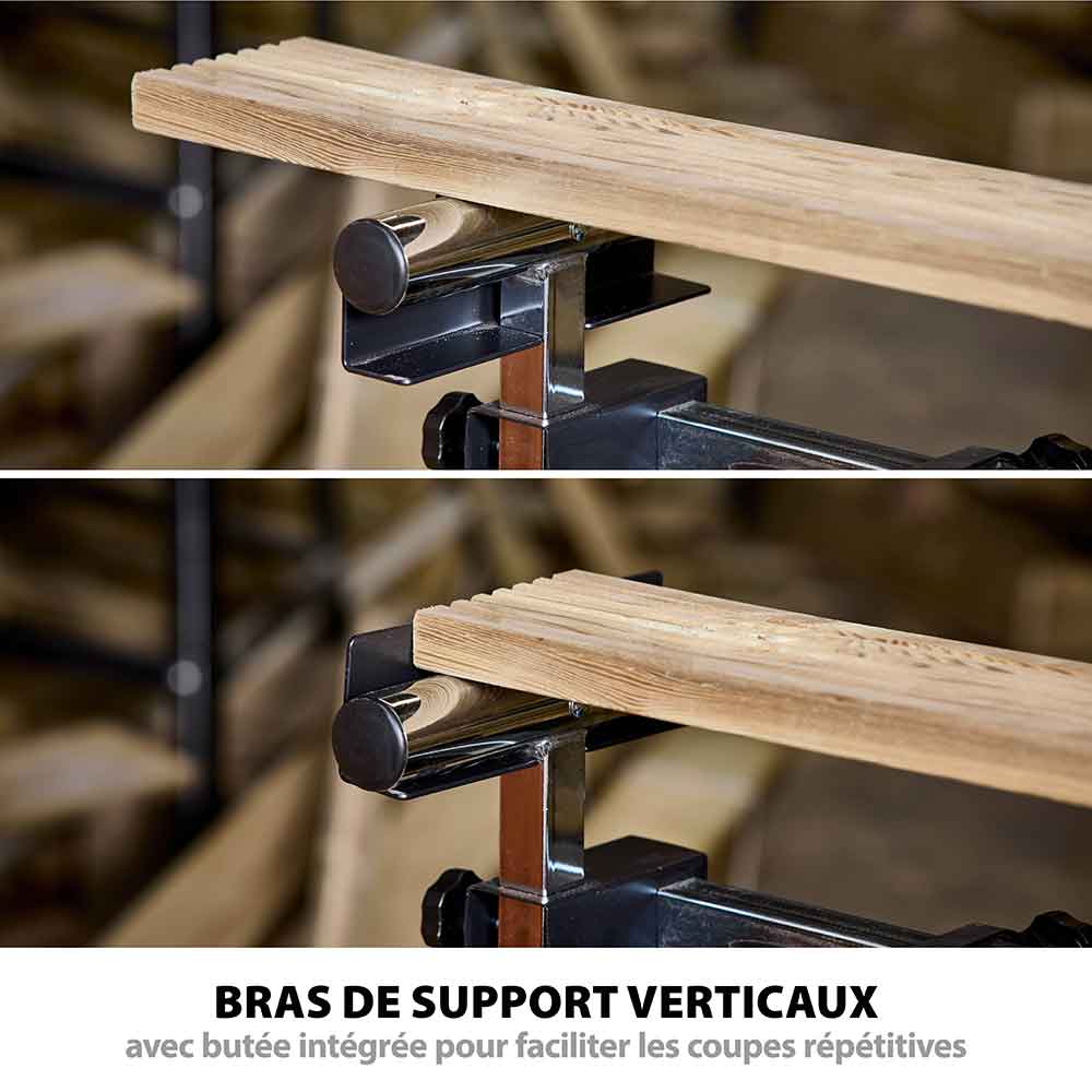Support universel PLUS Evolution pour scie à onglet avec pieds télescopiques - 7