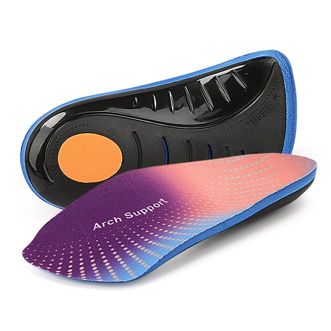 Solette Ortopediche Per Arco Solette Ortopediche Per Plantari: Alleviano Il Dolore A Piedi Piatti, Tallone E Schiena - In EVA Soletta Scarpe Uomo - Foto 4