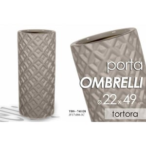 Portaombrelli Rotondo 50 Cm Da Interno O Esterno In Polietilene Viola Con Portavaso - Moreja