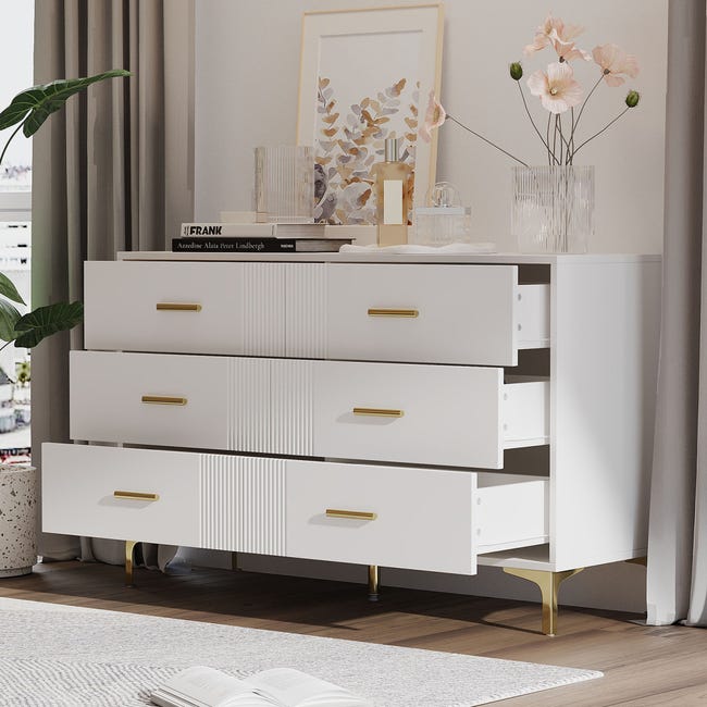 Commode Tiroirs Blanc Commode 4 Tiroirs Blanc 60x90x30 Cm - Meuble Rangement Salon, Chambre - Design Moderne, Facile à Monter Commode Tiroirs Blanc Commode 4 Tiroirs Blanc 60x90x30 Cm - Meuble Rangement Salon, Chambre - Design Moderne, Facile à Monter