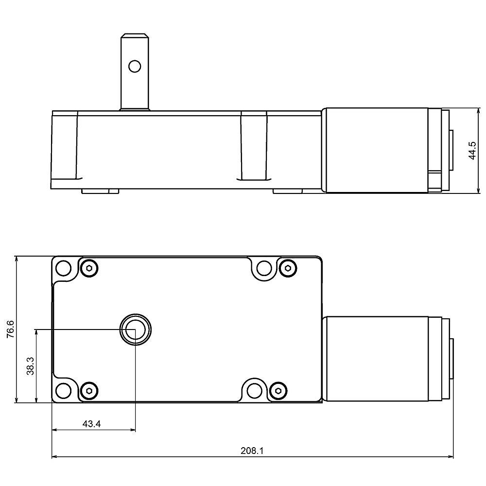 Motoréducteur 24 V pour motorisation en linteau - 2