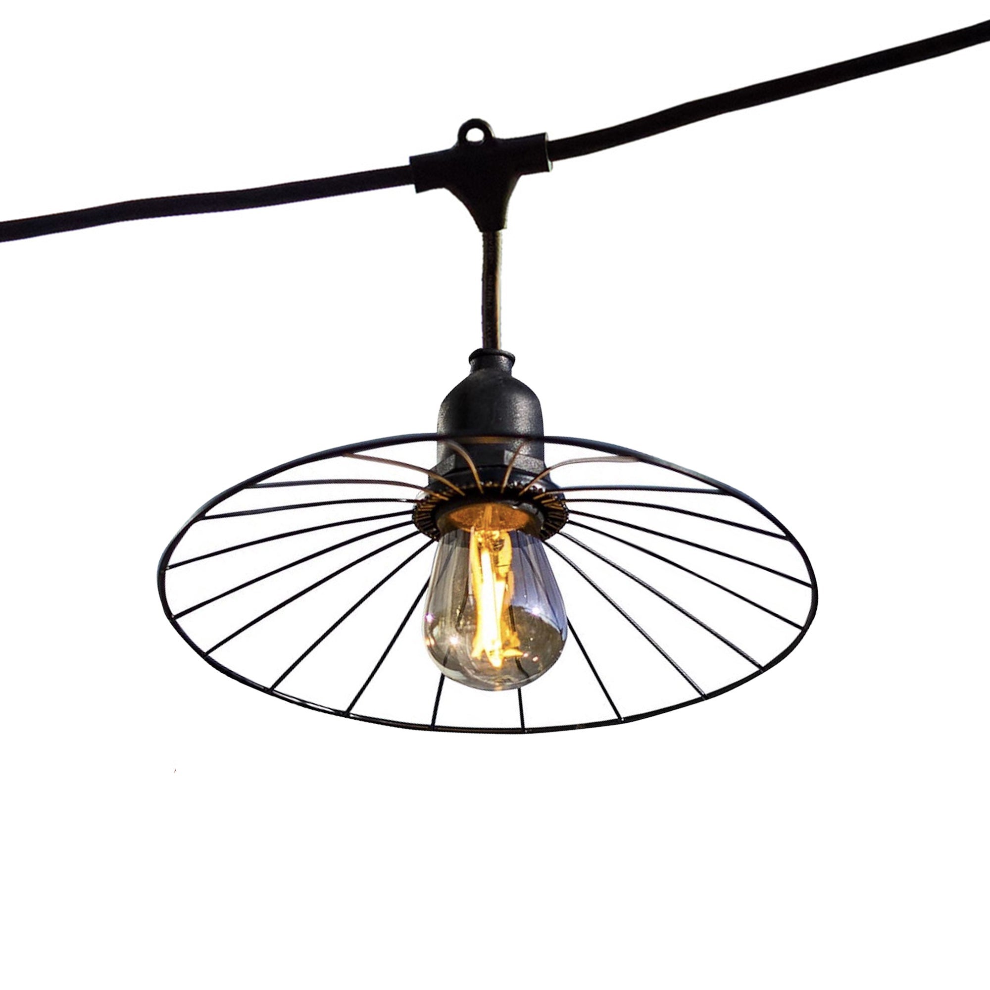 CHIC CAGE 10xE27 6M Metalowy sznur świetlny