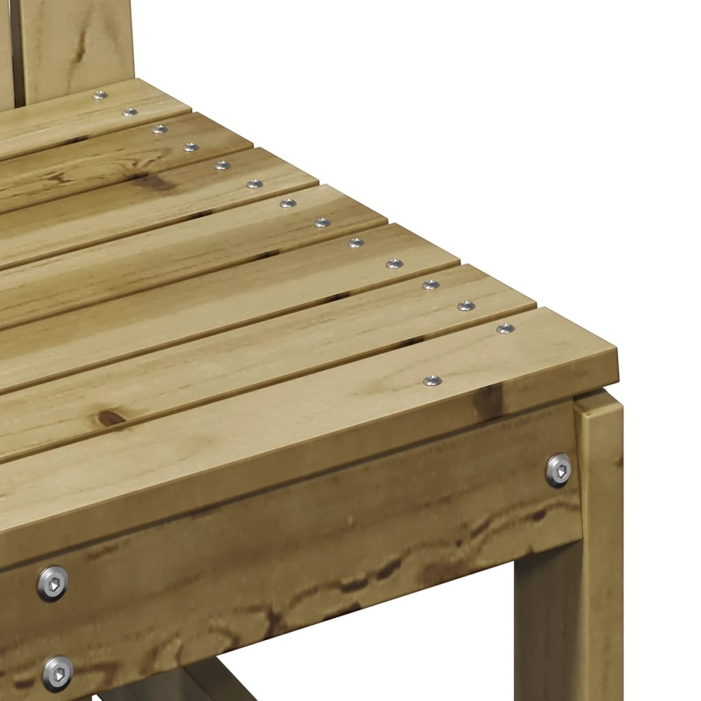 Chaise de jardin sans coussin en Bois Marron - 7