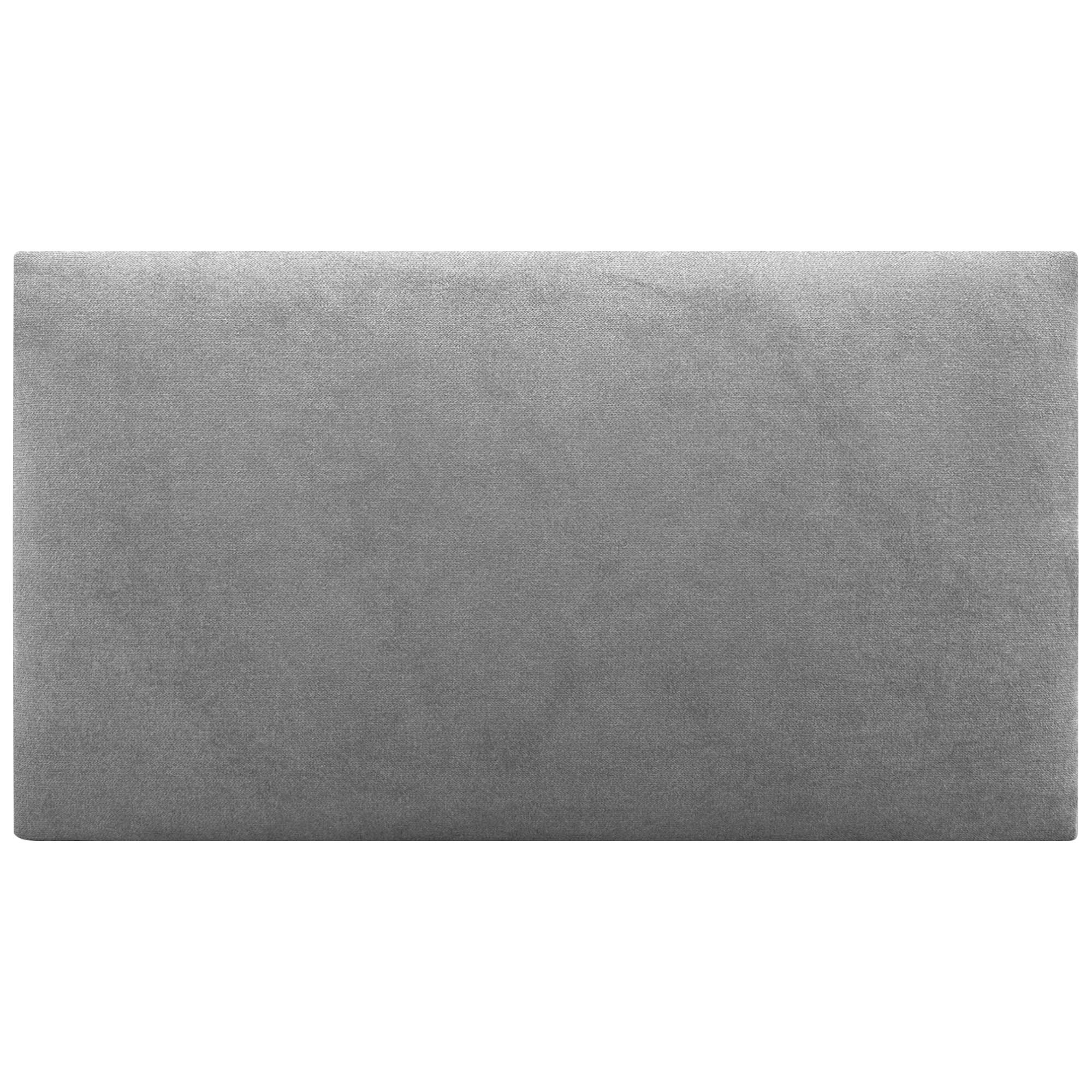 DHOME Cabecero de Tela AQUALINE Liso cabeceros Cabezal tapizado Cama Lujo (Tela Gris, 105cm (Camas 80/90/105)) - 3