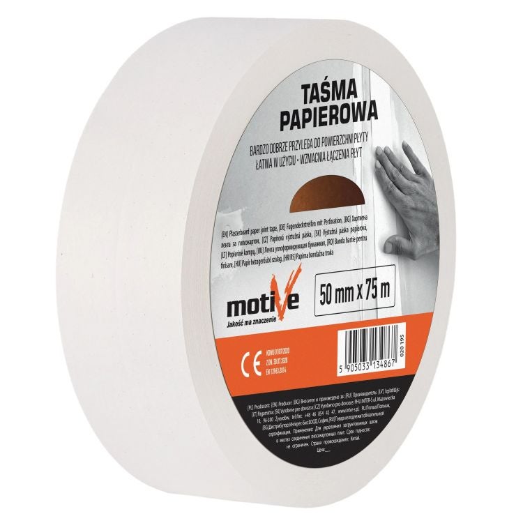 Taśma papierowa 50mm/75m Motive