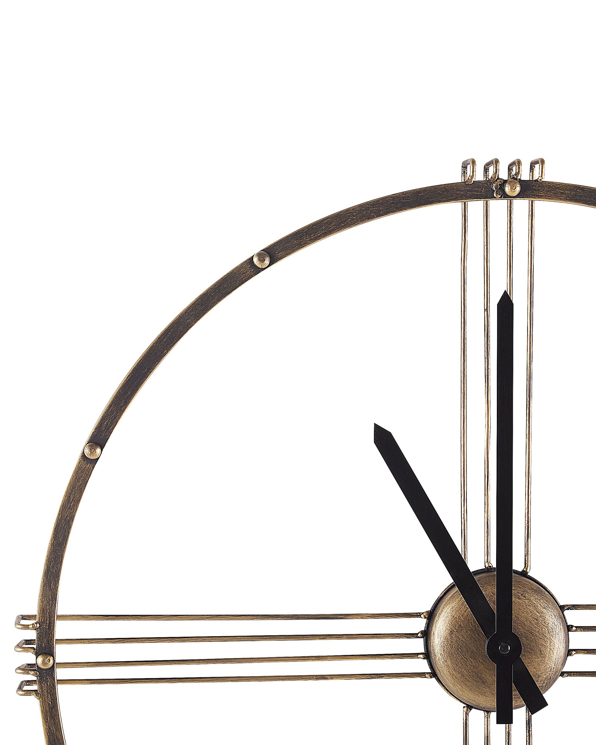 Orologio da parete ASCONA 64 cm Metallo Oro - 4