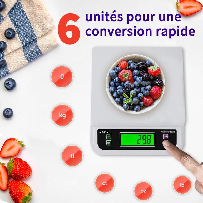 30KG Bilancia da Cucina Digitale,Bilancia Cucina Digitale Numerabile ,Bilancia da Cucina per Cucine, Panifici e Supermercati,Alta Precisione 1g e Funzione Tara,Con schermo LCD ad Alta Definizione 30KG Bilancia da Cucina Digitale,Bilancia Cucina Digitale Numerabile ,Bilancia da Cucina per Cucine, Panifici e Supermercati,Alta Precisione 1g e Funzione Tara,Con schermo LCD ad Alta Definizione