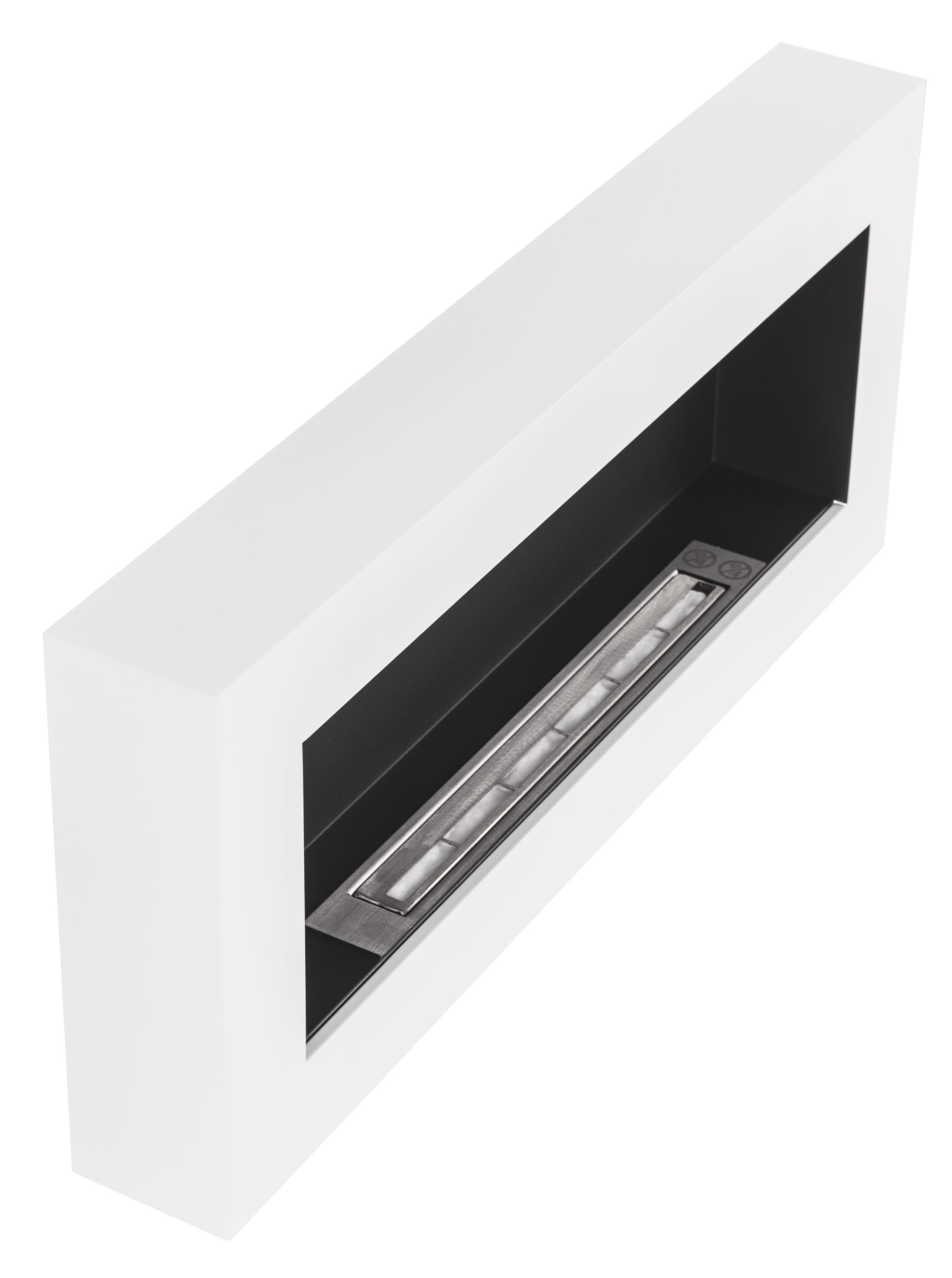 Camino a bioetanolo da parete BOX 90 cm con regolazione della fiamma per appartamento - 3