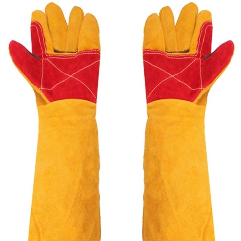 Gants de protection apicoles à manches longues en mesh, manches en mesh