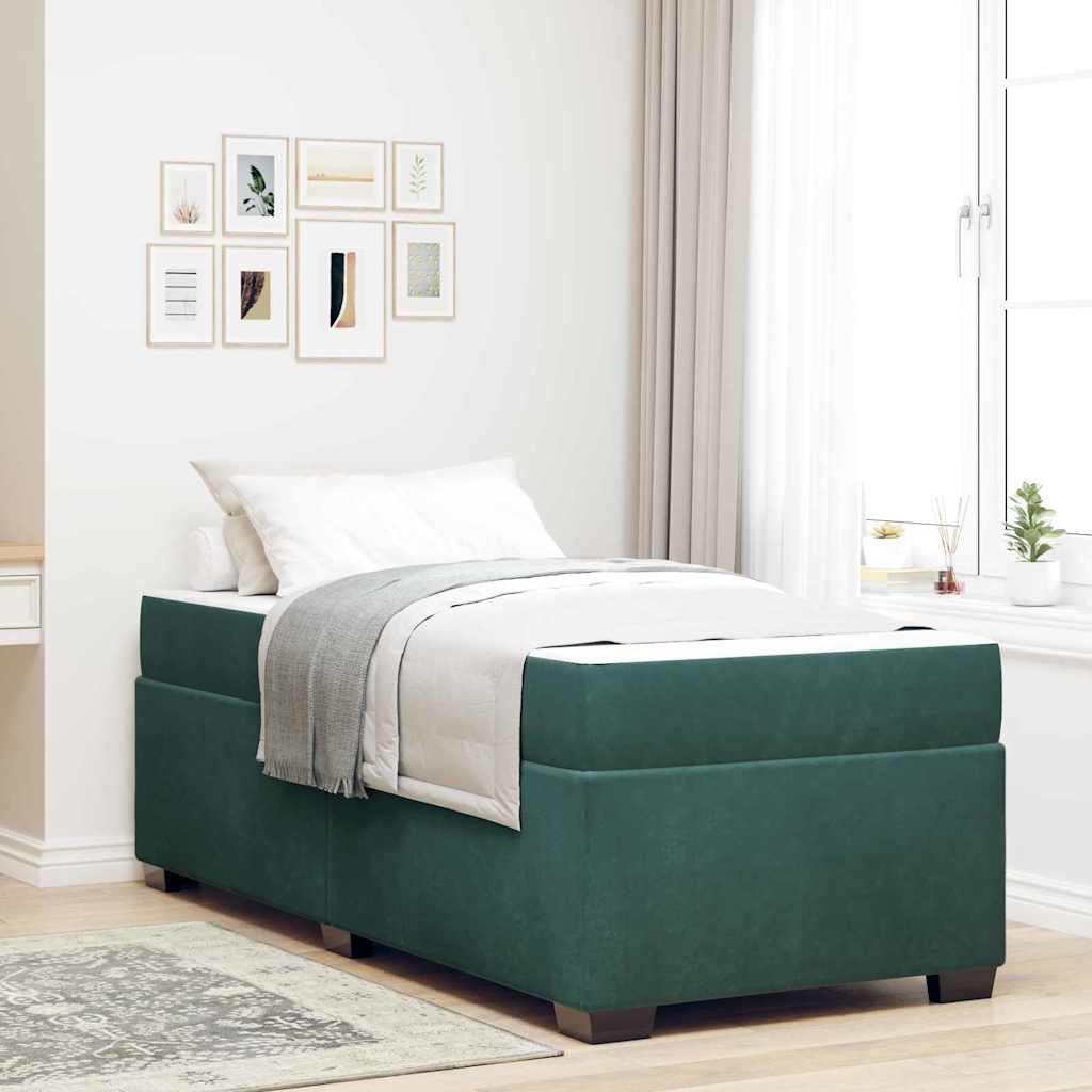 Parure De Lit 3 Pièces Satin Microfibre – Vert Foncé – 200x200 Cm – NEUVE