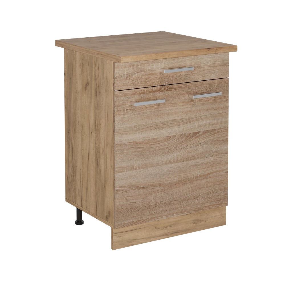 Vicco Szafka dolna do kuchni R-Line, Sonoma, 60 cm z szufladą, BP Dąb