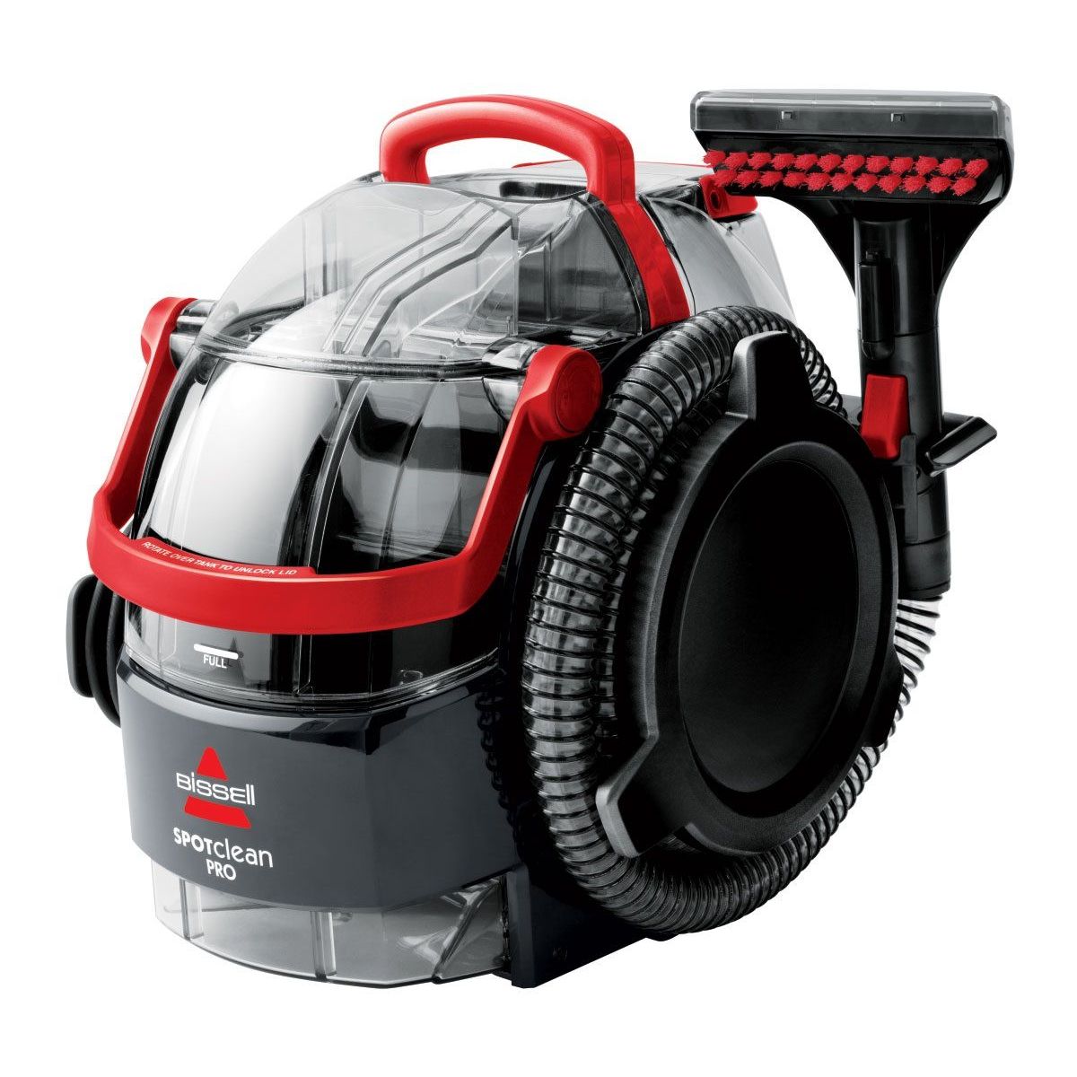 Bissell Rojo/Negro Aspirador De Agua Para Alfombras Spotclean Pro, Y 750 W, 1558N - Imagen 6