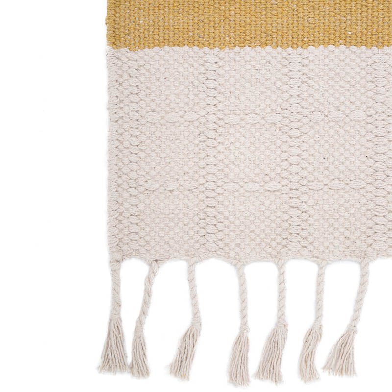 Tapis Contemporain Rectangle 100x150cm Lucia moutarde - 6