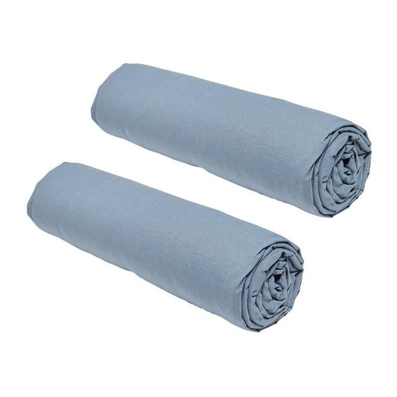 Drap-housse 2 Personnes 140 X 190 Cm U2013 Flanelle Chaude U2013 Bonnet 30 Cm U2013 Candice Romarin - Drap Housse