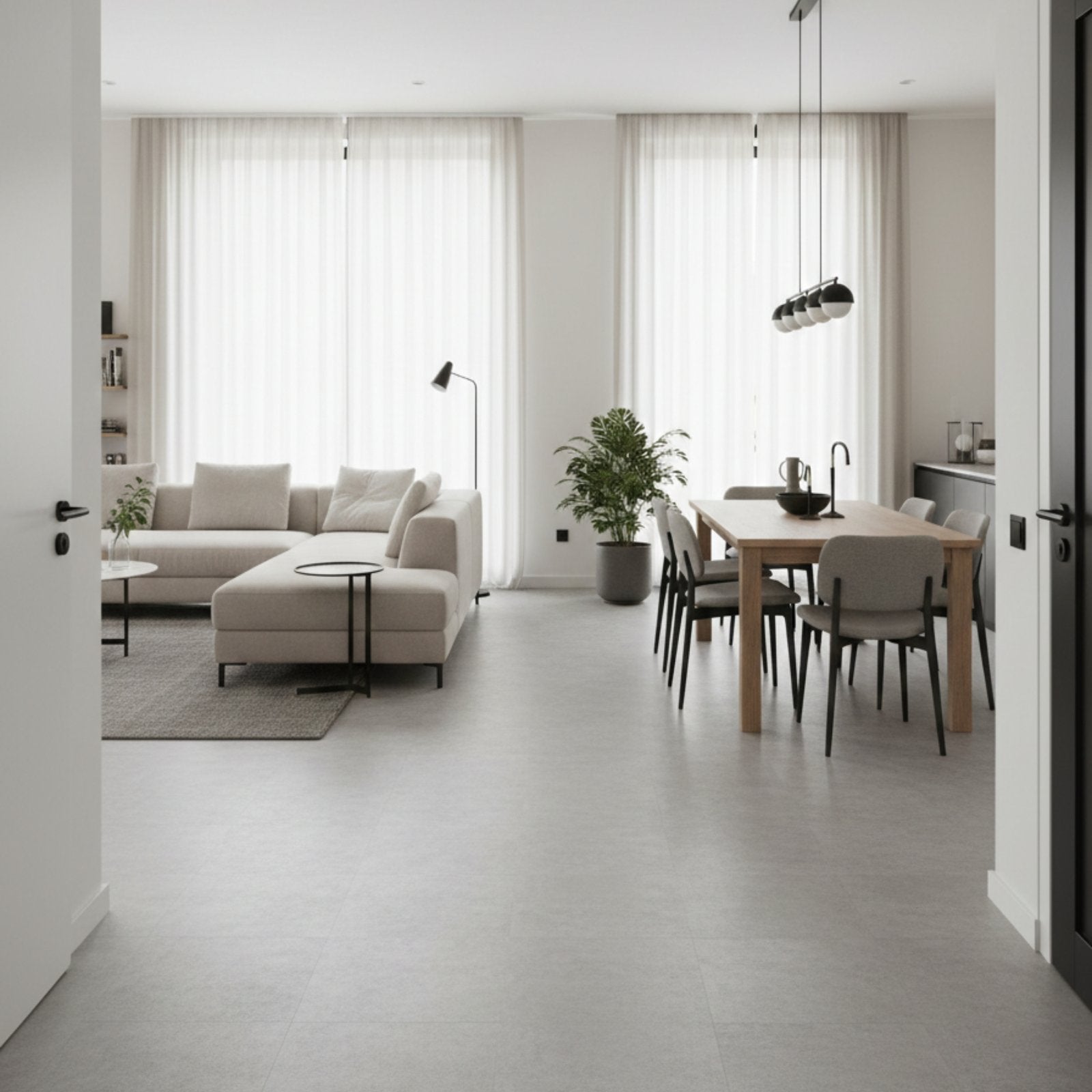 Suelo vinílico SPC clic Extrem 6mm efecto piedra Gris Cemento ISOVEX (1,84 m²) - 6