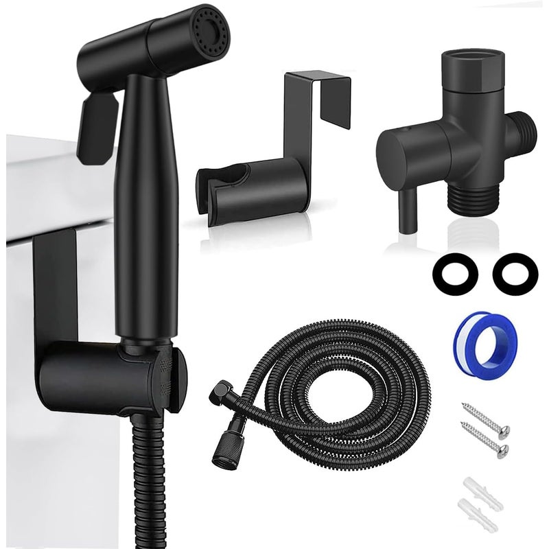 Przenośny natrysk bidetowy, natrysk ze stali nierdzewnej, natrysk toaletowy (ze stojakiem i wężem)