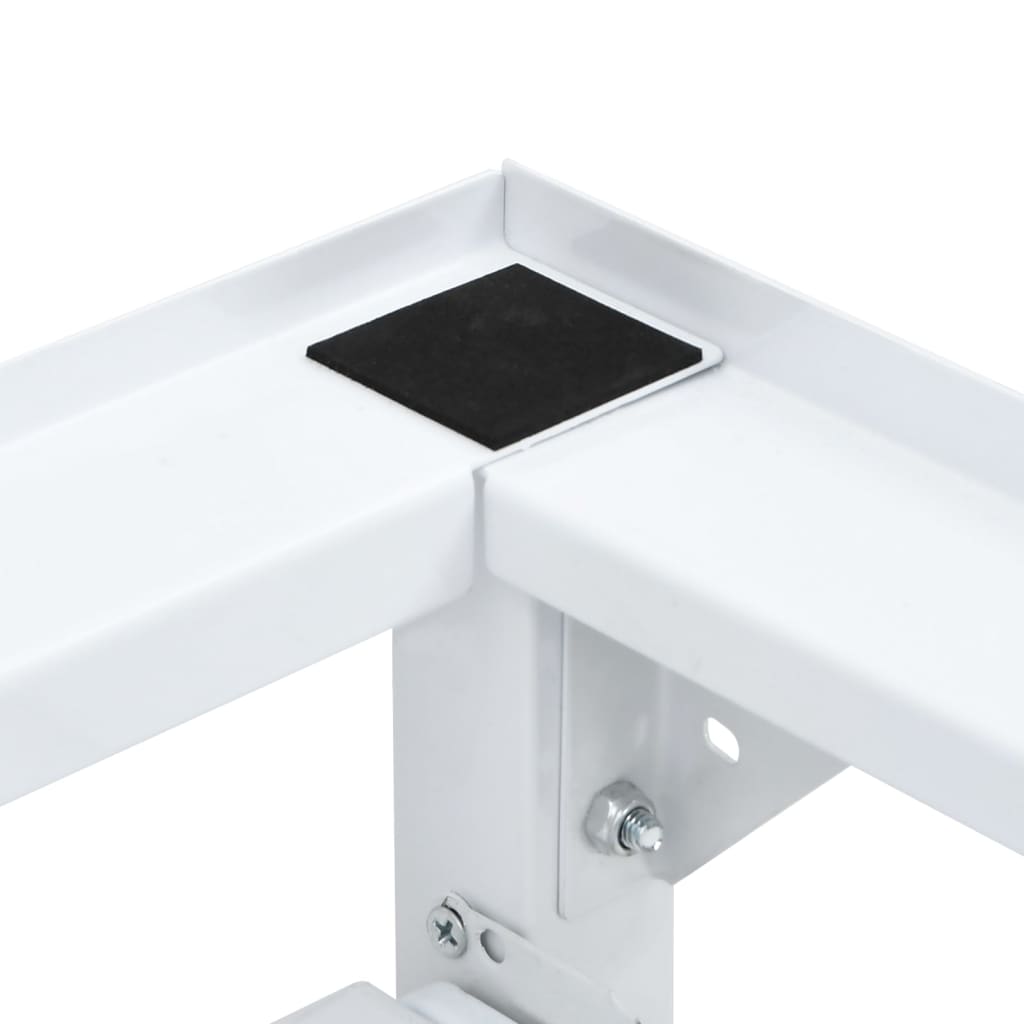 Soporte pedestal para lavadora con estante extraíble blanco – ComfortXL - 7