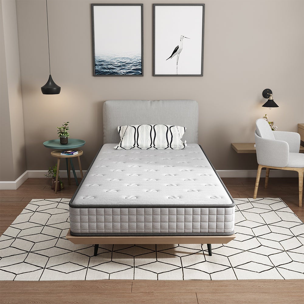 Teeno Matelas mousse 90x200cm, mousse Confort ferme Epaisseur 22 cm - 2