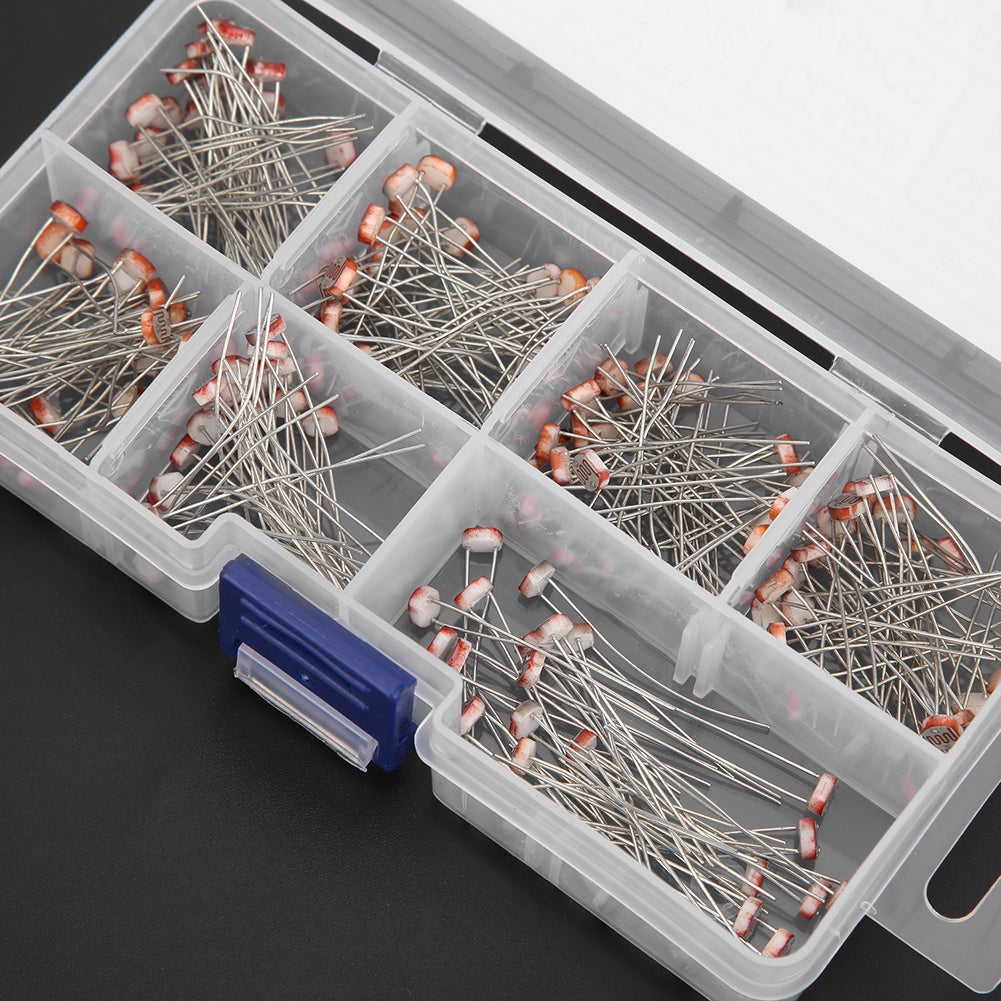 Kit di 175 mini resistori fotosensibili Componenti elettronici GL5506 GL5516 GL5526 GL5528 GL5537 GL5539 GL5549 - 8