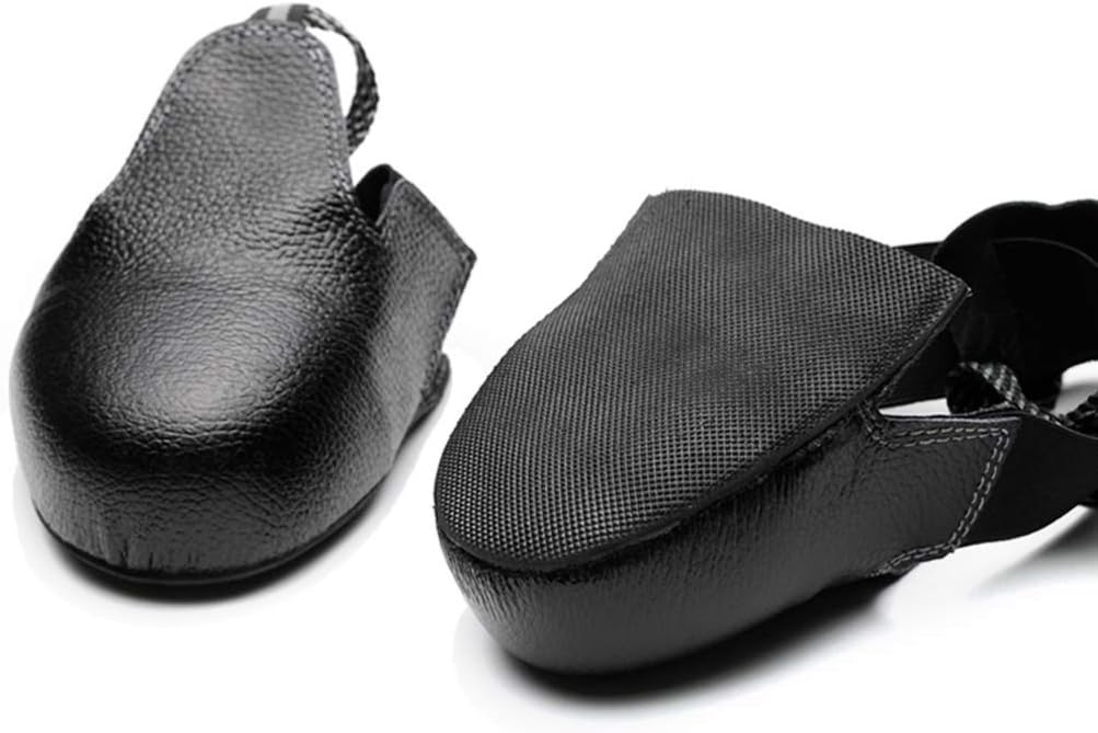 1 paire de couvre-chaussures de sécurité avec bout en acier Universels SLabor avec sangle réglable pour le lieu de travail industriel - 2