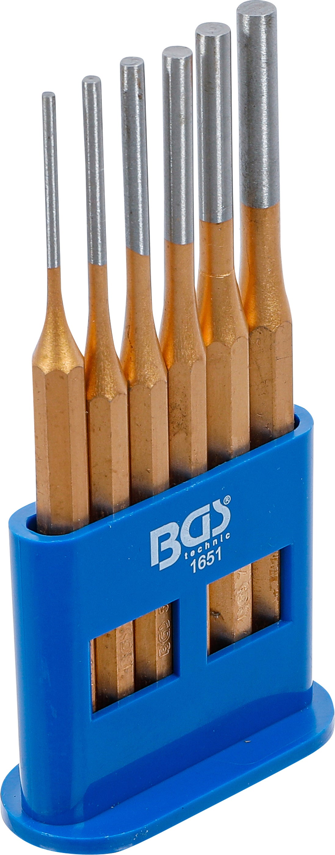 Zestaw wybijaków BGS stal chromowo-wanadowa 6 sztuk 150 mm