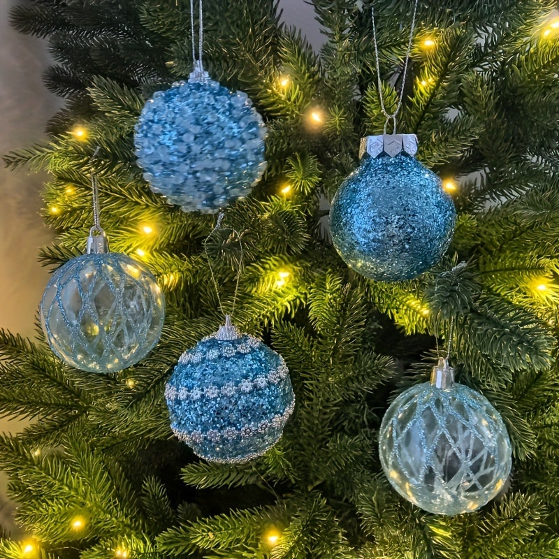 Giftsome Set di Palline di Natale Argentate - 101 Palle di Natale Plastica - Incl. Picco Argento