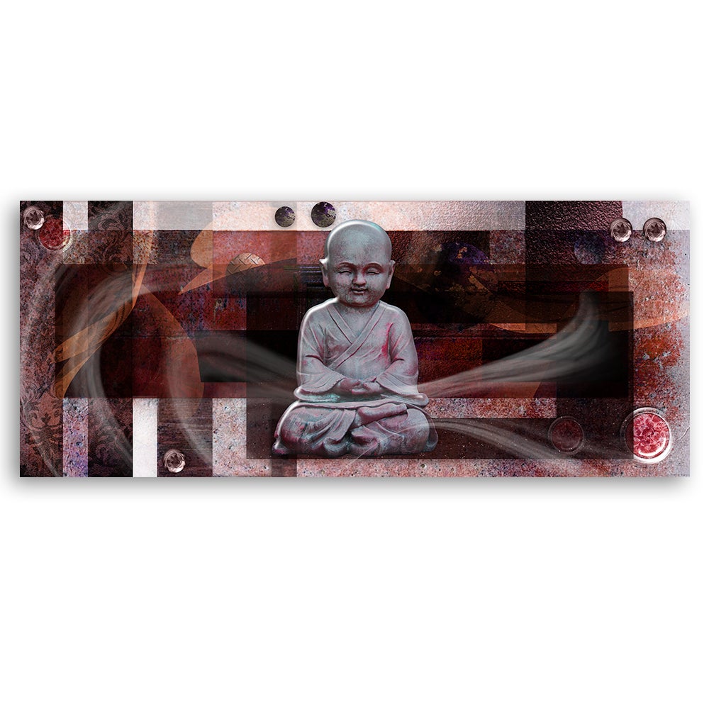 Tableau sur toile Statue de Bouddha Feng Shui 150x50 - 2