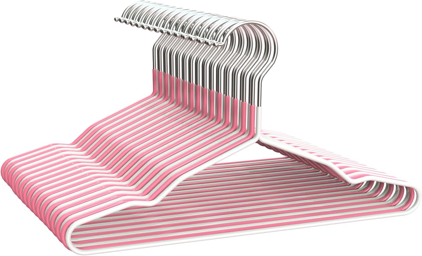 16 Grucce Antiscivolo Per Bambini - Appendiabiti Sottili In Plastica Per Vestiti Di Neonati E Bambini - Foto 13